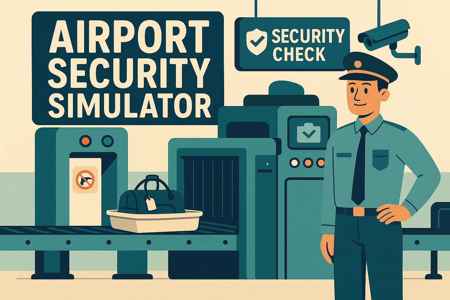 Concept art for Airport Security Simulator